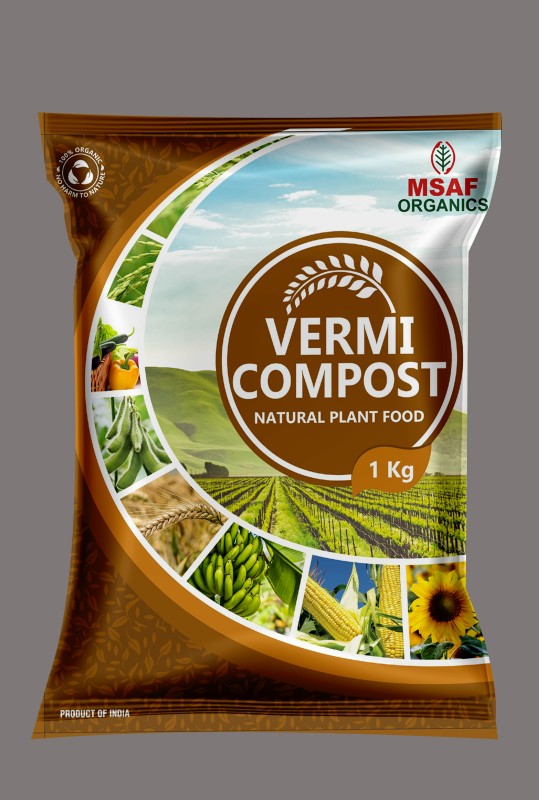 Msaf Vermi Compost | Vermicompost (1 KG)