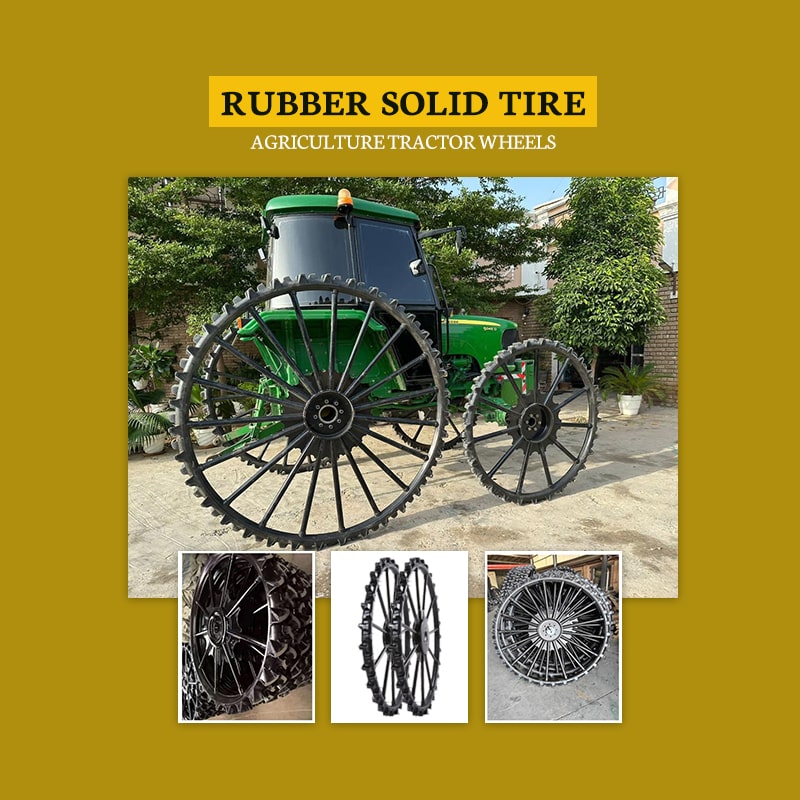 Agriculture Tractor Tyre Wheel Boom Sprayer and Solid Rubber Tires